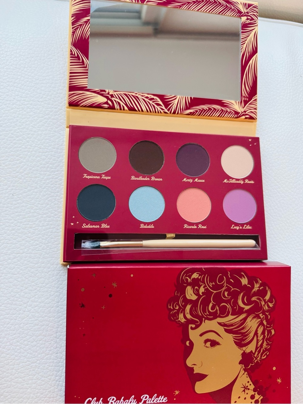 Besame Love Lucy Club Rehab Eyeshadow Palette New in Box with brush